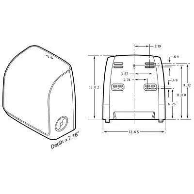 Coupon 👏 Hardwound Paper Towel Dispensers Scott® MOD™ Slimroll™ Hardwound Paper Towel Dispenser, Black (47089) 😍 - Image 5