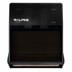 Deals 👏 Hardwound Paper Towel Dispensers Alpine Industries Transparent Black Tri-fold/C-Fold Paper Towel Dispenser ⭐