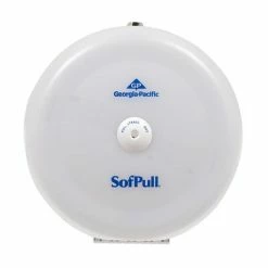 Promo ⭐ Toilet Paper Dispensers Georgia-Pacific SofPull® High-Capacity Centerpull Bathroom Tissue Dispenser, Translucent White, 10.5"W X 6.75"D X 10.5"H 😉