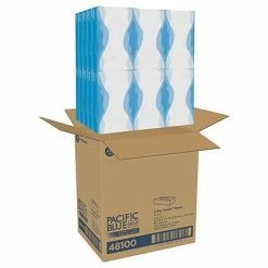 Brand new ❤️ 2-Ply Facial Tissue Pacific Blue Select Facial Tissue, 2-ply, 100 Tissues/Box, 30 Boxes/Carton (48100) ⭐