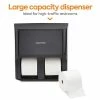 Best Sale ⌛ Toilet Paper Dispensers Coastwide Professional™ J-Series Quad Bath Tissue Dispenser, Black (CWJ4BT-B) 🎁