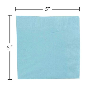 Best Pirce ๐ฅฐ Disposable Napkins JAM Paper Beverage Napkin, 2-ply, Sea Blue, 40 Napkins/Pack (5255620711) ๐ - Image 3