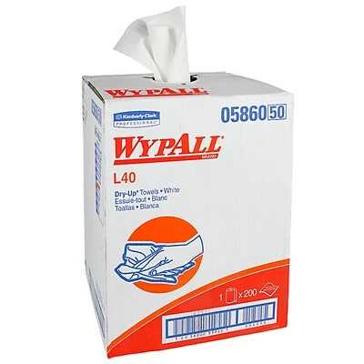 Cheapest 🧨 Disposable Napkins Wypall® Dry-Up Professional Paper Towels, 1-Ply, White, 200/Bx 👏 - Image 2