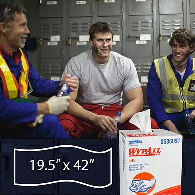 Cheapest 🧨 Disposable Napkins Wypall® Dry-Up Professional Paper Towels, 1-Ply, White, 200/Bx 👏 - Image 4