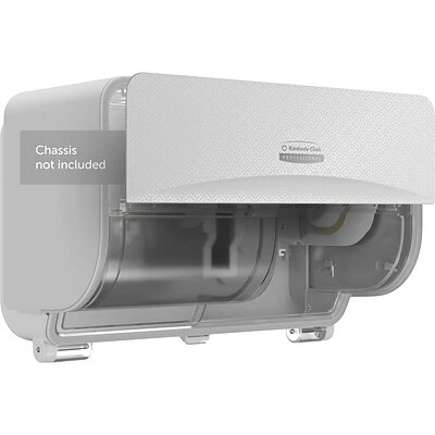 Buy ๐ฅ 2-Ply Toilet Paper Kimberly-Clark Professional ICON Faceplate For Coreless Two-Roll Horizontal Toilet Paper Dispensers, White Mosaic (58772) ๐ - Image 3