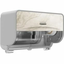 Outlet โ๏ธ Toilet Paper Dispensers Kimberly-Clark Professional ICON Coreless 2-Roll Horizontal Toilet Paper Dispenser With Faceplate, Warm Marble (58742) ๐งจ
