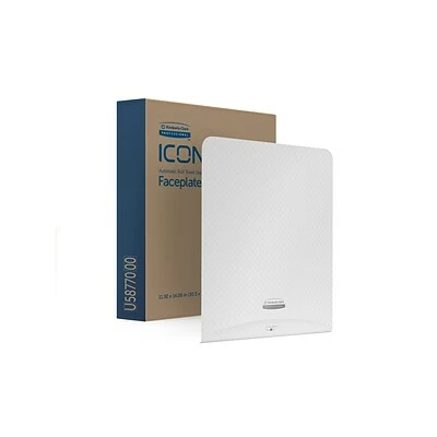 Wholesale โ๏ธ Folded Paper Towel Dispensers Kimberly-Clark Professional ICON Faceplate For Automatic Roll Towel Dispensers, White Mosaic (58770) ๐ - Image 2