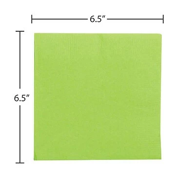 Cheap 👏 Disposable Napkins JAM Paper Lunch Napkin, 2-ply, Lime Green, 40 Napkins/Pack (6255620724) ✔️ - Image 3