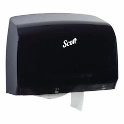 Discount ⭐ Toilet Paper Dispensers Scott Pro Coreless Jumbo Roll Tissue Dispenser, 14 1/10 X 5 4/5 X 10 2/5, Black 😀