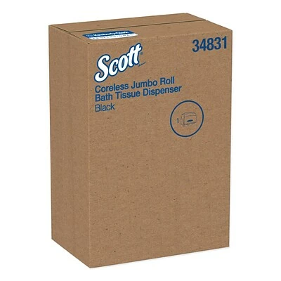 Discount ⭐ Toilet Paper Dispensers Scott Pro Coreless Jumbo Roll Tissue Dispenser, 14 1/10 X 5 4/5 X 10 2/5, Black 😀 - Image 4