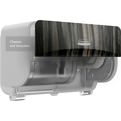 Discount ⭐ Kimberly-Clark Professional ICON Faceplate For Coreless Two-Roll Horizontal Toilet Paper Dispensers, Ebony Woodgrain (58832) 🥰 - Image 3