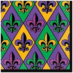 Cheap 🤩 Disposable Napkins Amscan Fleur De Lis Lunch Napkins, 36 Per Pack, 3/Pack (711902) 💯