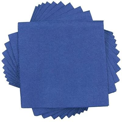 Best reviews of 🔔 Disposable Napkins JAM Paper® Medium Lunch Napkins, 6 1/2 X 6 1/2, Blue, 480/Box (6255620718b) ⭐