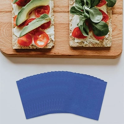 Best reviews of 🔔 Disposable Napkins JAM Paper® Medium Lunch Napkins, 6 1/2 X 6 1/2, Blue, 480/Box (6255620718b) ⭐ - Image 2