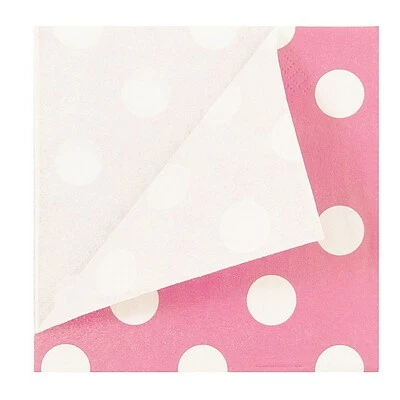 Top 10 ๐คฉ Disposable Napkins JAM PAPER Small Polka Dot Beverage Napkins, 5 X 5, Light Pink With Polka Dots, 16/Pack ๐ - Image 3