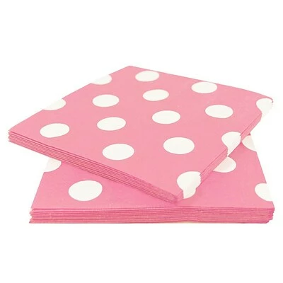 Top 10 ๐คฉ Disposable Napkins JAM PAPER Small Polka Dot Beverage Napkins, 5 X 5, Light Pink With Polka Dots, 16/Pack ๐ - Image 4