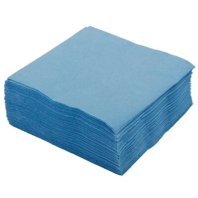 Buy 🥰 Disposable Napkins JAM PAPER Small Beverage Napkins, 5 X 5, Pastel Blue, 50/Pack ✨ - Image 2