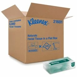 Outlet 🎉 2-Ply Facial Tissue Kleenex Naturals Facial Tissue, 2-ply, 125 Tissues/Box, 48 Boxes/Pack (21601) 🥰
