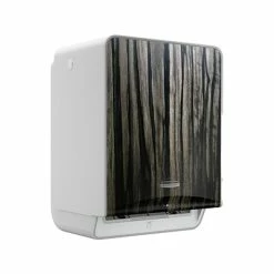Deals ๐ Hardwound Paper Towel Dispensers Kimberly-Clark Professional ICON Automatic Roll Towel Dispenser With Faceplate, Brushed Gray/Ebony Wood Grain (58750) โ๏ธ