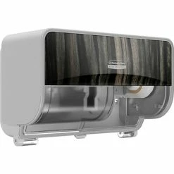 Wholesale 🔔 Toilet Paper Dispensers Kimberly-Clark Professional ICON Coreless 2-Roll Horizontal Toilet Paper Dispenser With Faceplate, Ebony Wood Grain (58752) 😉