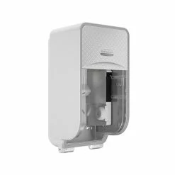 Promo 🎁 Toilet Paper Dispensers Kimberly-Clark Professional ICON Coreless 2-Roll Vertical Toilet Paper Dispenser With Faceplate, Silver Mosaic (53696) 🧨