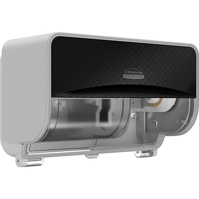 Top 10 ๐ Toilet Paper Dispensers Kimberly-Clark Professional ICON Coreless 2-Roll Horizontal Toilet Paper Dispenser With Faceplate, Black Mosaic (58722) ๐คฉ