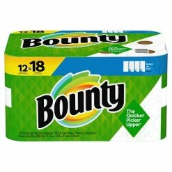 Promo ❤️ Kitchen Roll Paper Towels Bounty Select-A-Size Kitchen Rolls Paper Towel, 2-Ply, White, 74 Sheets/Roll, 12 Rolls/Carton (74795/65538) 🌟
