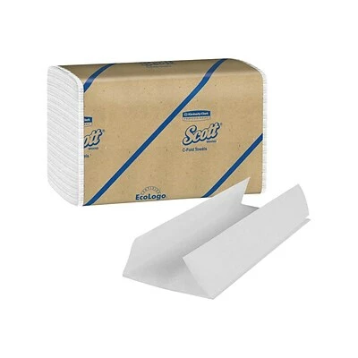 Budget ๐ Scott C-Fold Paper Towels, 1-ply, 150 Sheets/Pack, 16 Packs/Carton (45786) ๐ฅ