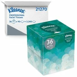 Cheap 🧨 2-Ply Facial Tissue Kleenex Boutique Standard Facial Tissue, 2-Ply, 90 Sheets/Box, 36 Boxes/Pack (21270) 😉