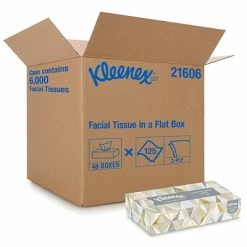 Cheapest 😉 2-Ply Facial Tissue Kleenex Standard Facial Tissue, 2-Ply, White, 125 Sheets/Box, 48 Boxes/Pack (21606) 👍