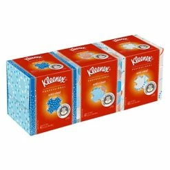 Wholesale 🎉 3-Ply Facial Tissue Kleenex Antiviral Facial Tissue, 3-Ply, White, 55 Sheets/Box, 3 Boxes/Pack (21286) 🎉