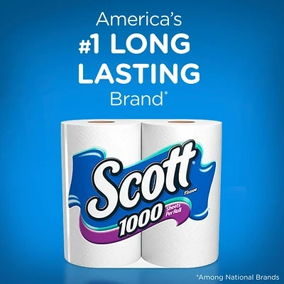 Cheapest 💯 Bathroom Tissue Scott 1-Ply Standard Toilet Paper, White, 1000 Sheets/Roll, 32 Rolls/Case (49209) 🥰 - Image 2