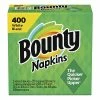 Flash Sale ⭐ Disposable Napkins Bounty Quilted Lunch Napkin, 1-ply, White, 400 Napkins/Pack (06356) 👍