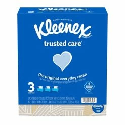 Flash Sale ✔️ 2-Ply Facial Tissue Kleenex Standard Facial Tissue, 2-Ply, 160 Sheets/Box, 3 Boxes/Pack (50219) ⭐