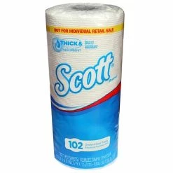 New 😉 Kitchen Roll Paper Towels Scott Choose-A-Sheet Paper Towels, 1-ply, 102 Sheets/Roll, 24 Rolls/Pack (47031) 🎉