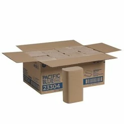 Promo 😉 Multifold Paper Towels Pacific Blue Basic Recycled Multifold Paper Towel, 1-Ply, Brown, 250 Sheets/Pack, 16 Packs/Carton (23304) ❤️