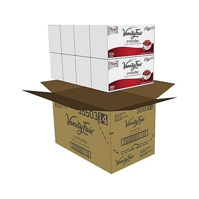 Best Pirce 🥰 Disposable Napkins Vanity Fair Everyday Luncheon Napkins, 2-Ply, White, 2400/Carton (35503/14CT) 🌟