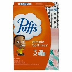 Discount ๐งจ 2-Ply Facial Tissue Puffs Basic Facial Tissue, 2-ply, 180 Tissues/Box, 3 Boxes/Pack (87615) ๐