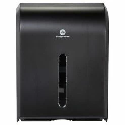 Best Pirce 🌟 Folded Paper Towel Dispensers Georgia-Pacific® Combi-Fold™ Vista™ C-Fold, Multifold Paper Towel Dispenser, Black (56650A) ⭐