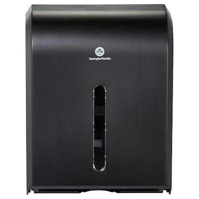 Best Pirce š Folded Paper Towel Dispensers Georgia-PacificĀ® Combi-Fold⢠Vista⢠C-Fold, Multifold Paper Towel Dispenser, Black (56650A) ā