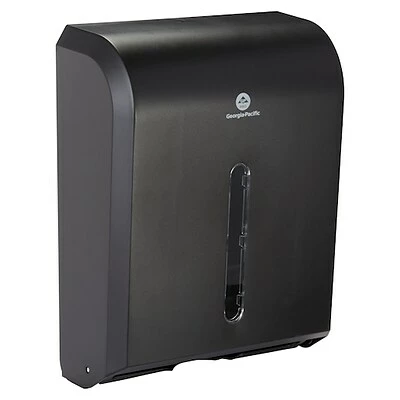 Best Pirce š Folded Paper Towel Dispensers Georgia-PacificĀ® Combi-Fold⢠Vista⢠C-Fold, Multifold Paper Towel Dispenser, Black (56650A) ā - Image 2