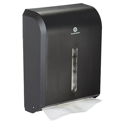 Best Pirce š Folded Paper Towel Dispensers Georgia-PacificĀ® Combi-Fold⢠Vista⢠C-Fold, Multifold Paper Towel Dispenser, Black (56650A) ā - Image 4