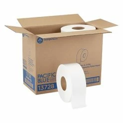 Best reviews of 👍 2-Ply Toilet Paper Pacific Blue Select Jumbo Jr. Toilet Paper, 2-Ply, White, 1000 Ft./Roll, 8 Rolls/Carton (13728) 🎉