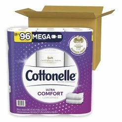 Coupon 😀 Bathroom Tissue Cottonelle Ultra ComfortCare 2-Ply Standard Toilet Paper, White, 268 Sheets/Roll, 24 Mega Rolls/Pack (53756) ⌛