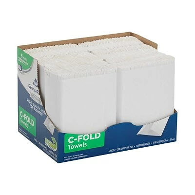 Buy 🧨 Georgia-Pacific Professional Series C-Fold Paper Towels, 1-ply, 200 Sheets/Pack, 6 Packs/Carton (2112014) 🤩 - Image 3