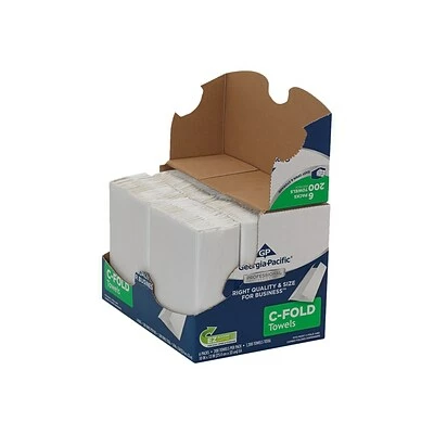 Buy 🧨 Georgia-Pacific Professional Series C-Fold Paper Towels, 1-ply, 200 Sheets/Pack, 6 Packs/Carton (2112014) 🤩 - Image 5