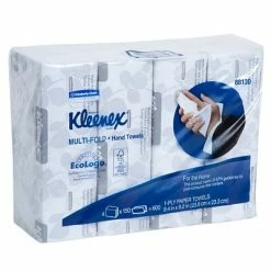 Discount 🧨 Kleenex Multifold Paper Towels, 1-Ply, 150 Sheets/Pack, 4 Packs/Carton (88130) 🛒