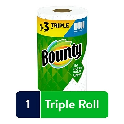 Buy π Paper Towels Bounty Select-A-Size Kitchen Rolls Paper Towel, 2-Ply, White, 147 Sheets/Roll, 12 Triple Rolls/Carton (66980) π₯ - Image 2