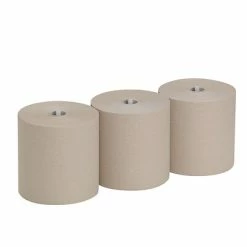 Coupon ✔️ Hardwound Paper Towels Pacific Blue Ultra 8” High-Capacity Recycled Paper Towel Roll By GP PRO, 1-Ply, Brown, 1150’/Roll, 3 Rolls/Carton (26496) ⭐